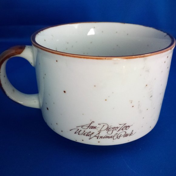 San Diego Zoo coffee, soup mug with Cheetah made in Japan - Picture 6 of 7